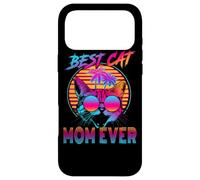 Carcasa para iPhone 17 Pro MAX Best Cat Mom Ever Vintage 80s Funny Mothers Day Cat Lover