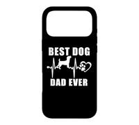 Carcasa para iPhone 17 Pro MAX Best Dog Dad Ever Jack Russell Terrier Dog Heartbeat Paw
