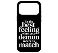 Carcasa para iPhone 17 Pro MAX Best Feeling When Your Demon Meets Its Match -