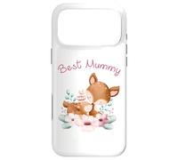 Carcasa para iPhone 17 Pro MAX Best Mummy - Mother's Day Cute Mom & Baby Dear Watercolor