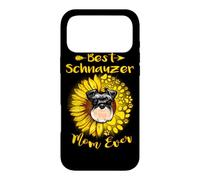 Carcasa para iPhone 17 Pro MAX Best Schnauzer Dog Mom Ever Sunflower Funny Paw Dogs Lovers