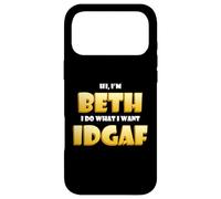Carcasa para iPhone 17 Pro MAX Beth Costume Idgaf Meme Funny Halloween Beth Costume Bethany