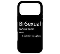 Carcasa para iPhone 17 Pro MAX Bi-Sexual Definition Joke Funny LGBTQ Gay Pride Community Bi