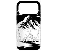 Carcasa para iPhone 17 Pro MAX Bicicleta de montaña Dibujo Ciclismo BTT