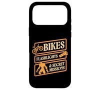 Carcasa para iPhone 17 Pro MAX Bicicletas, linternas y misiones secretas