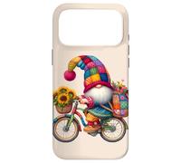 Carcasa para iPhone 17 Pro MAX Bicycle Riding GNOME Grandpa For Women Cute Summer Sunflower