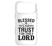 Carcasa para iPhone 17 Pro MAX Bienaventurado el Que confía en el Señor Amor Cristiano