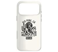 Carcasa para iPhone 17 Pro MAX Big Pine California USA Cowboy Horse Diseño de Estilo Vintage