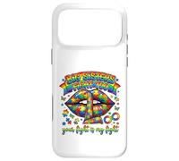 Carcasa para iPhone 17 Pro MAX Big Sisters Fight Too Autism Concientización Puzzle Labios