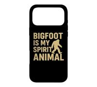 Carcasa para iPhone 17 Pro MAX Bigfoot Is My Spirit Animal Funny Sasquatch Retro Design