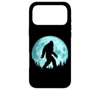 Carcasa para iPhone 17 Pro MAX Bigfoot Night Minimalist Full Moon & Trees Sasquatch