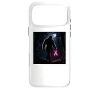 Carcasa para iPhone 17 Pro MAX Bigfoot Sasquatch Breast Cancer Awareness Pink Ribbon