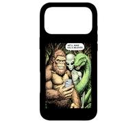 Carcasa para iPhone 17 Pro MAX Bigfoot Selfie Alien Loch Ness Monster Funny Believer