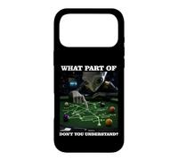 Carcasa para iPhone 17 Pro MAX Billiards Physics Alien Nerd Pool Player