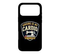 Carcasa para iPhone 17 Pro MAX Binding Is My Cardio Funny Quilting Máquina de Coser Quilter
