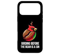 Carcasa para iPhone 17 Pro MAX Bird Watching Humor Birding Before The Bean Is A Sin