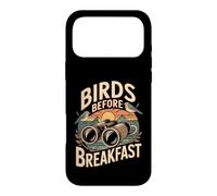 Carcasa para iPhone 17 Pro MAX Birds Before Breakfast observación de Aves Humor