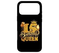 Carcasa para iPhone 17 Pro MAX Birthday Queen 15 Year Old 15th Birthday It's My 15th Bday