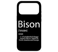 Carcasa para iPhone 17 Pro MAX Bison Definition Bovid Granja Animal Bison Burger Cuernos de Carne