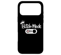 Carcasa para iPhone 17 Pro MAX Bitch Mode On Off Sign,Im The Boss Mode Funny Sayings Bitchy