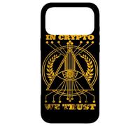 Carcasa para iPhone 17 Pro MAX Bitcoin & Crypto - In Crypto We Trust (Halftone)