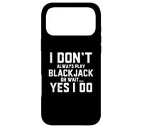 Carcasa para iPhone 17 Pro MAX Blackjack Juego de Cartas Jugador Casino Suerte Juego Negro Jack