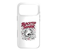 Carcasa para iPhone 17 Pro MAX Blacktip Shark Hello Sharky Atacando Océano