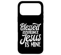 Carcasa para iPhone 17 Pro MAX Blessed Assurance Jesus Is Mine