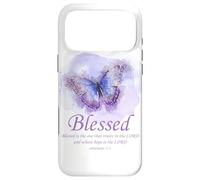 Carcasa para iPhone 17 Pro MAX Blessed Bible Verse: Women's Christian Faith Jeremiah 17:7