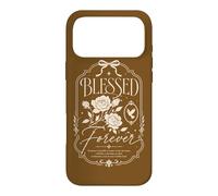 Carcasa para iPhone 17 Pro MAX Blessed Forever Christian Faith Floral Rose Dove Vintage