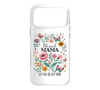 Carcasa para iPhone 17 Pro MAX Blessed Mama Floral Christian Butterfly Let Go and Let God
