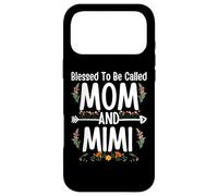 Carcasa para iPhone 17 Pro MAX Blessed To Be Called Mom and Mimi Floral Cute Mother's Day