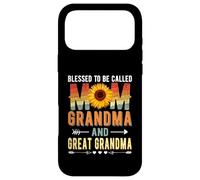 Carcasa para iPhone 17 Pro MAX Blessed To Be Called Mom Grandma Great Grandma Mother's Day