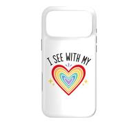 Carcasa para iPhone 17 Pro MAX Blind Inspirational Quote Kindness I See with My Heart