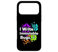 Carcasa para iPhone 17 Pro MAX Blockchain Developer Funny I Write Immutable Bugs