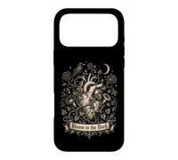 Carcasa para iPhone 17 Pro MAX Bloom in The Dark Gothic Anatómico Corazón Raven Goth Girl