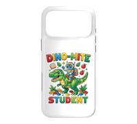 Carcasa para iPhone 17 Pro MAX Bloques de Dinosaurios de Montar Robot para Estudiantes Dino-Mite