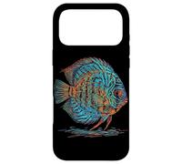 Carcasa para iPhone 17 Pro MAX Blue Discus Fish Acuario Fishkeeper