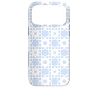 Carcasa para iPhone 17 Pro MAX Blue Square Star Cross Snowflakes Geometric Pattern