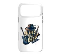 Carcasa para iPhone 17 Pro MAX Blues Run Deep Músico Vintage