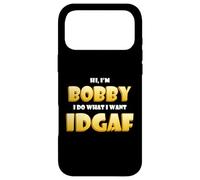 Carcasa para iPhone 17 Pro MAX Bobby Costume Idgaf Funny Meme Halloween Bob Costume Bobbys