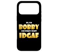 Carcasa para iPhone 17 Pro MAX Bobby Costume Idgaf Funny Meme Halloween Costume For Bobbys