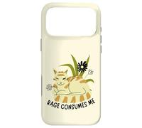 Carcasa para iPhone 17 Pro MAX Boho Rage Consumes Me Funny Floral Cat Sarcastic Kitten