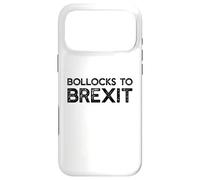 Carcasa para iPhone 17 Pro MAX Bollocks a Brexit Remainer Reino Unido permanecen en Meme de la UE