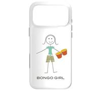 Carcasa para iPhone 17 Pro MAX Bongo Divertido para Mujer, Regalos para Chicas músicas
