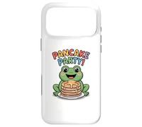 Carcasa para iPhone 17 Pro MAX Bonita Rana de Dibujos Animados, Fiesta de panqueques