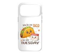Carcasa para iPhone 17 Pro MAX Bonito diseño gastronómico de You'Re The Taco To My Tuesday