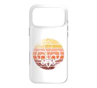 Carcasa para iPhone 17 Pro MAX Bonito diseño Retro Vintage de Lirios Scout