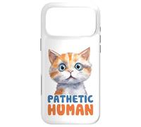 Carcasa para iPhone 17 Pro MAX Bonito gráfico Humano patético de Gato