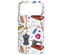 Carcasa para iPhone 17 Pro MAX Bonito patrón de Herramientas de Acolchado de Hilo para máquina de Coser